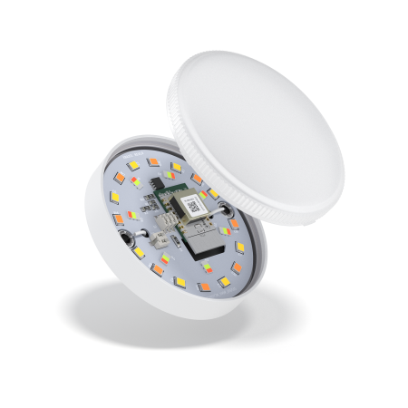 Умная светодиодная лампочка RGB с Zigbee, Яндекс Алисой, Google Home, Smart bulb GX53 7W 
