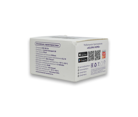 Умный Wi-Fi датчик температуры и влажности с Алисой и Google Assistant (Уценка)