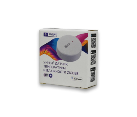 Умный Zigbee датчик температуры и влажности с Алисой и Google Assistant Mini (Уценка)