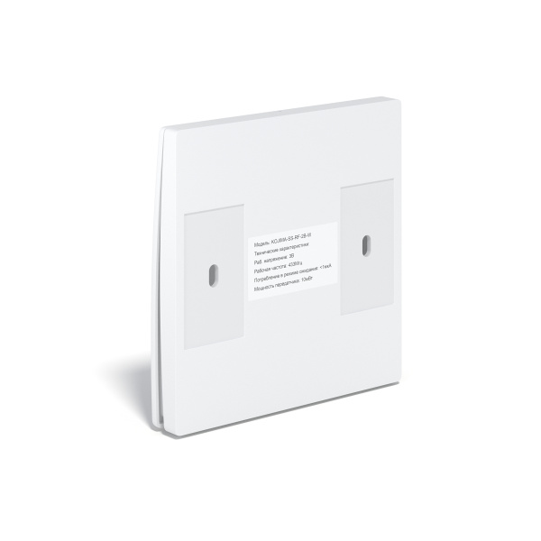 Умный беспроводной выключатель двухклавишный 433Мгц 