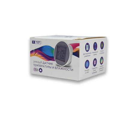 Умный Wi-Fi датчик температуры и влажности с Алисой и Google Assistant (Уценка)