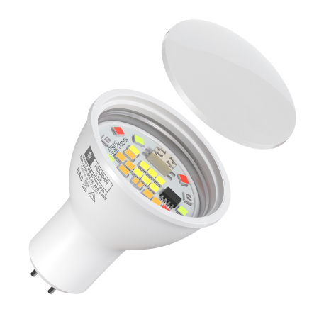 Умная светодиодная лампочка RGB с Zigbee, Яндекс Алисой, Марусей, Google Home, Smart bulb GU5.3